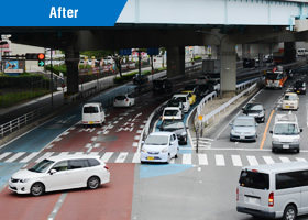 福岡市東区御島橋交差点