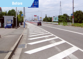 福岡県柳川市国道208号三橋町